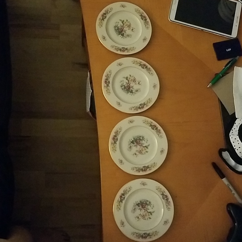 Lenox Avon Floral S-300 6.25" Plate Set